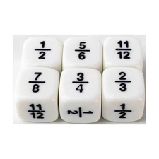 d6 Fraction Dice (6) (Koplow) New