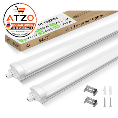 ALUSSO LED Feuchtraumleuchte 120 cm 400