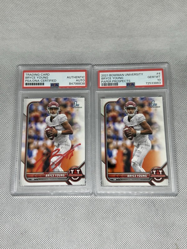 2022 Bowman U Bryce Young AUTO 1st Bowman ROOKIE+ 2022 1st Bowman RC PSA 10