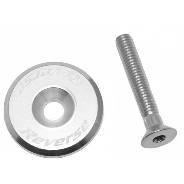 Superlight Aluminum Ahead Cap with M6x32mm Bolt - Silver 1-18 Cycling 4990₽