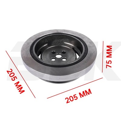 OEM DCEC DAMPER RUBBER VIBRATION FOR 5.9L 3.9L Cummins 12V 4B 6B 3916436 Case