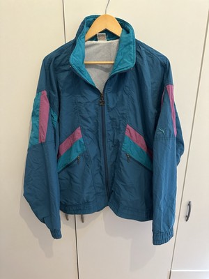 Puma Jacke Windbreaker Size M-L Retro Vintage Trainingsjacke Track JACKET Puma