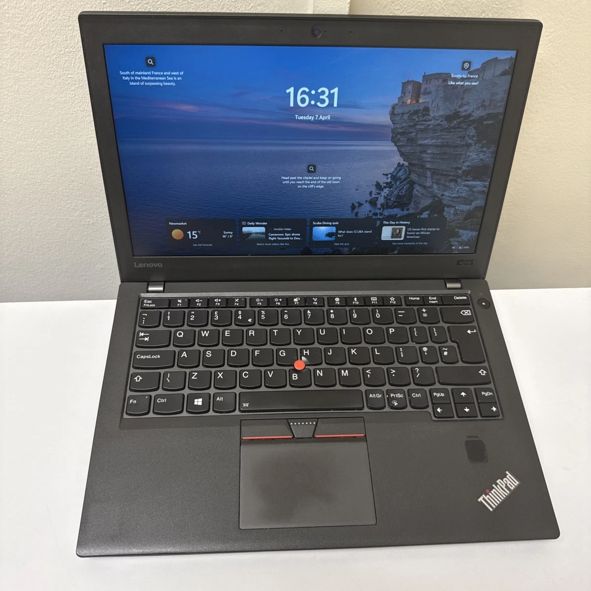 Laptop LENOVO ThinkPad X270 i5-6200U 16GB 512GB SSD NVMe HD W10Pro KL A