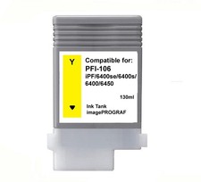 PFI-106 Yellow Ink Tank Fit Canon ImagePrograf 6400s 6400se 6400 6450