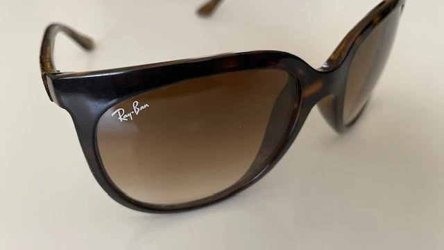 Gafas de sol Ray.Ban RB4126 marrón tortuga lentes degradadas Cats1000 710/51 - excelentes Foto 4 de 4