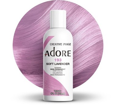 Adore Semi Permanent Hair Color 193 Soft Lavender | Vegan  Cruelty-Free Purpl...