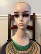 Female Bald Mannequin Head With Shoulder Display Model Multipurpose Wig Holder