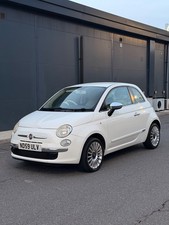 Fiat 500 Lounge in Cream 2010 1.2 Petrol Manual Only 80k Miles 1 Year mot