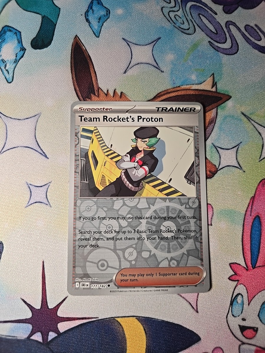 Team Rocket's Proton 177/182 Sv10: Destined Rivals Reverse Holo | eBay