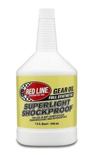 Red Line (58504) 75W90 Full Synthetic SuperLight ShockProof Gear Oil - 1 Quart