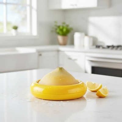 Fresh Stretch Pod Lemon Silicone Food Saver - 10oz, Eco-Friendly and BPA-Free