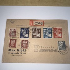 Klasse alter DDR Beleg  , Satzbrief Mi. Nr. 276-279