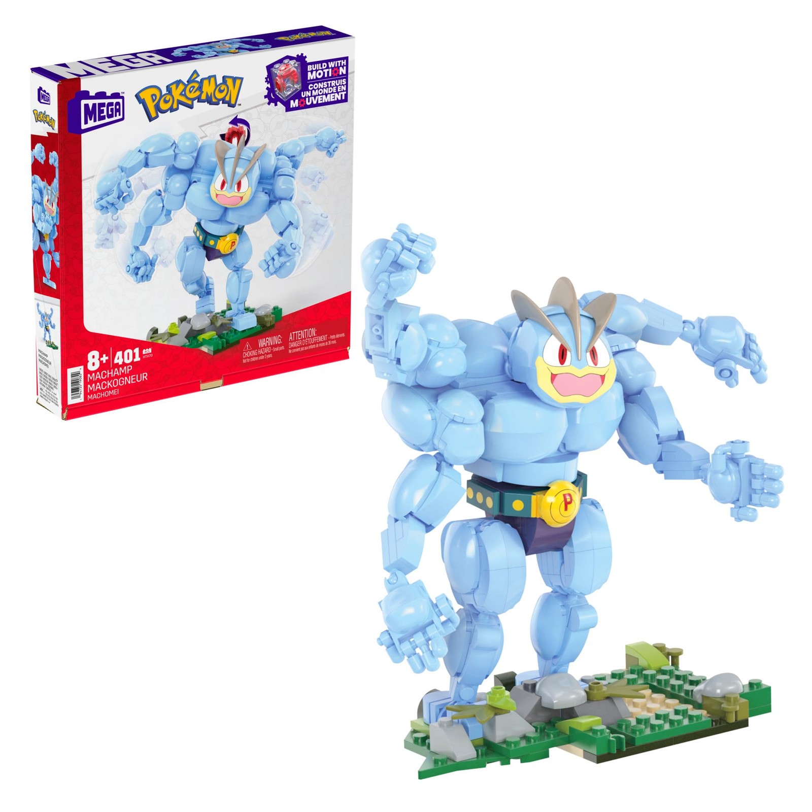 MEGA Pokmon Machomei - 399-teiliges Bauset zum erstellen Einer detailreichen Fi 13790₽