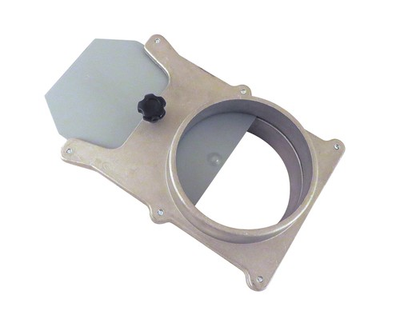#ad 5quot; OD Cleaning No Clog Aluminum Blast Gate Cut Off Valve for Dust Collection ... $45.99