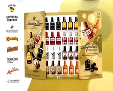 Anthon Berg Dark Chocolate Liqueur Liquor filled Bottles 64 ct 2.2 lb