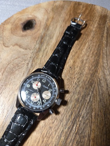 RIVALLE Swiss Made 17 Jewels Chrono Winding Swiss 4 Repair Lot 1 - Imagen 4 de 9