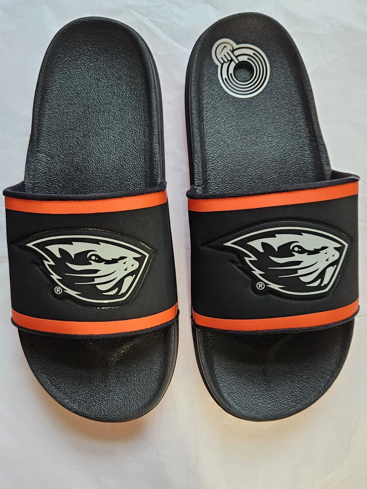 Sandali Oregon State Beavers Nike NCAA Offcourt Slides taglia 9 DD0537 002 nuovi senza etichette