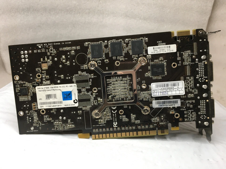 EVGA Nvidia Geforce TGS450 1GB GDDR5 Mini HDMI 2x DVI P/N: 01G-P3-1450-TR FR S/H - Image 2 of 4