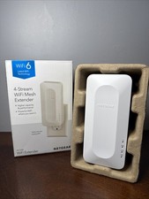 NETGEAR AX1600 WiFi 6 Range Extender EAX11 v2 Dual-Band Gigabit LAN New/Open Box