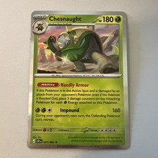 Chesnaught 7/86 Holo Rare. Chaos Rising. Pokemon Card