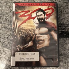 300 DVD Full-Screen Edition 2007 Lena Headey Dominic West - Warner Home Video