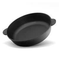 Gusseisenpfanne 24 Cm BräTer Gusseisen Zwei Griffe Servierpfanne Schmorpfanne