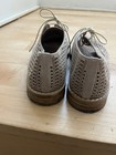 Alaia Paris Tan Perforated Nubuck Leather Lace Up Oxfords-10-$1395 — photo 4