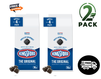 Kingsford Original Charcoal Briquettes, 16 lbs, 2 Pack