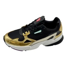 Adidas Falcon scarpe da ginnastica per adulti nere G26027 UK 9,5