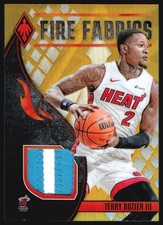 2023 Phoenix Fire Fabrics TERRY ROZIER Gold Prizm GU Jersey Patch 10/10 #FF-TER
