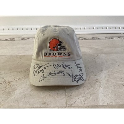 Cleveland Browns Hat Signed   Mystery Autographs   Possibly Legendary? Gift Idea