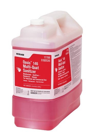 Ecolab Oasis 146 2.5 Gallon NEW- EXPIRED 2024