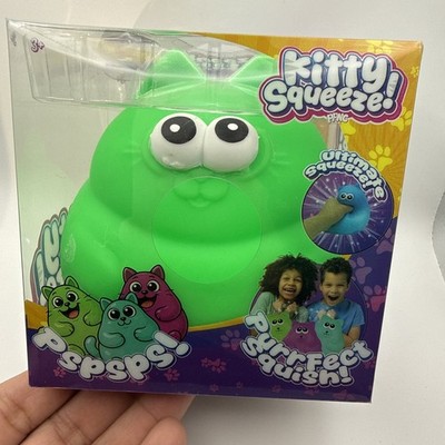 Kitty Squeeze Pspsps! Purrfect Squish PPNG squishy Cat Green Crazy Fidget Fun