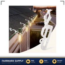 Christmas Light Clips 100 Pack for C7 C9 Mini String Lights Gutter Shingle