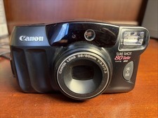 VERY CLEAN Canon Sure Shot 80 Tele 35mm Point and Shoot Film Camera
