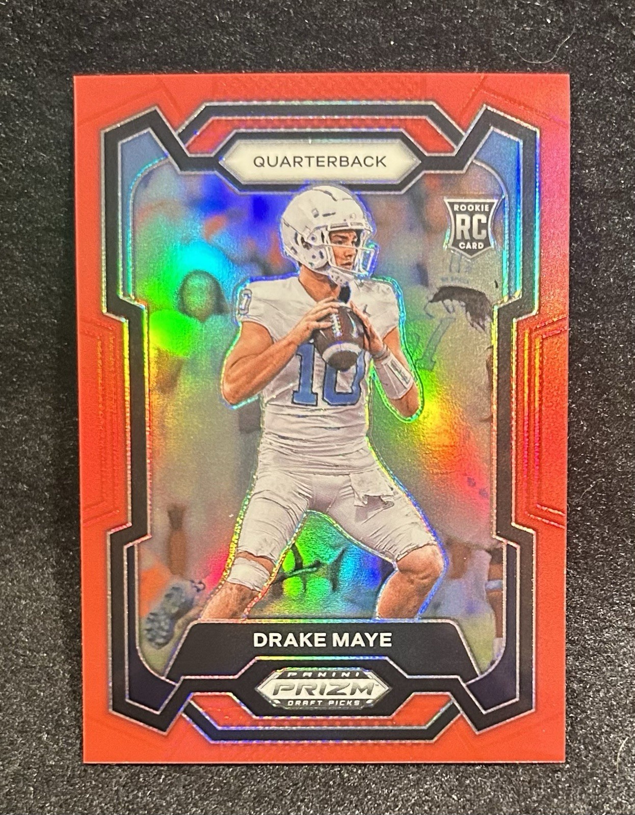 2024 Panini Prizm Draft Picks - Drake Maye #103 Red Prizm /299 (RC)