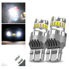 7443 Led 7444 Back Up Reverse Light Bulbs Cool 6000k White Extremely Bright 2x