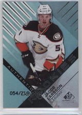 2016 SP Game Used Authentic Rookies Rainbow Player Age 54/219 Jacob Larsson ha3