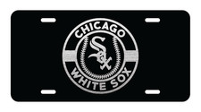 Chicago White Sox Aluminum License Plate Laser Etch Car Vehicle Truck Tag Man