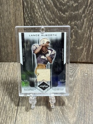 2007 Leaf Limited #158 Lance Alworth Chargers HOF Game-Worn Patch /100