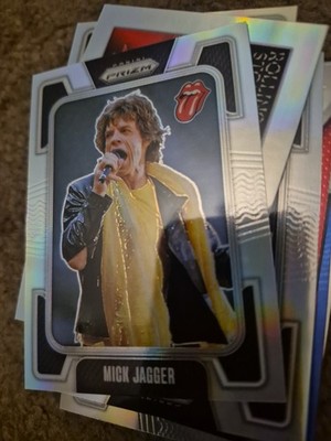 2025 Panini Prizm The Rolling Stones Silver Prizm #42 Mick Jagger