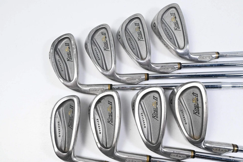 Left Hand King Cobra Oversize II Irons / 3-PW / Regular Flex Cobra Steel Shafts - Image 2 of 4