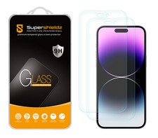  2-Pack Supershieldz Tempered Glass Screen Protector for iPhone 14 Pro Max 6.7"