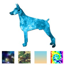 Doberman Dog - Vinyl Decal Sticker - Multiple Patterns  Sizes - ebn1945