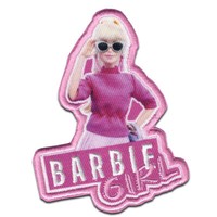 Barbie © Girl Mit Brille - AufnäHer, BüGelbild, AufbüGler, GrößE: 8,2 X 6,5 Cm