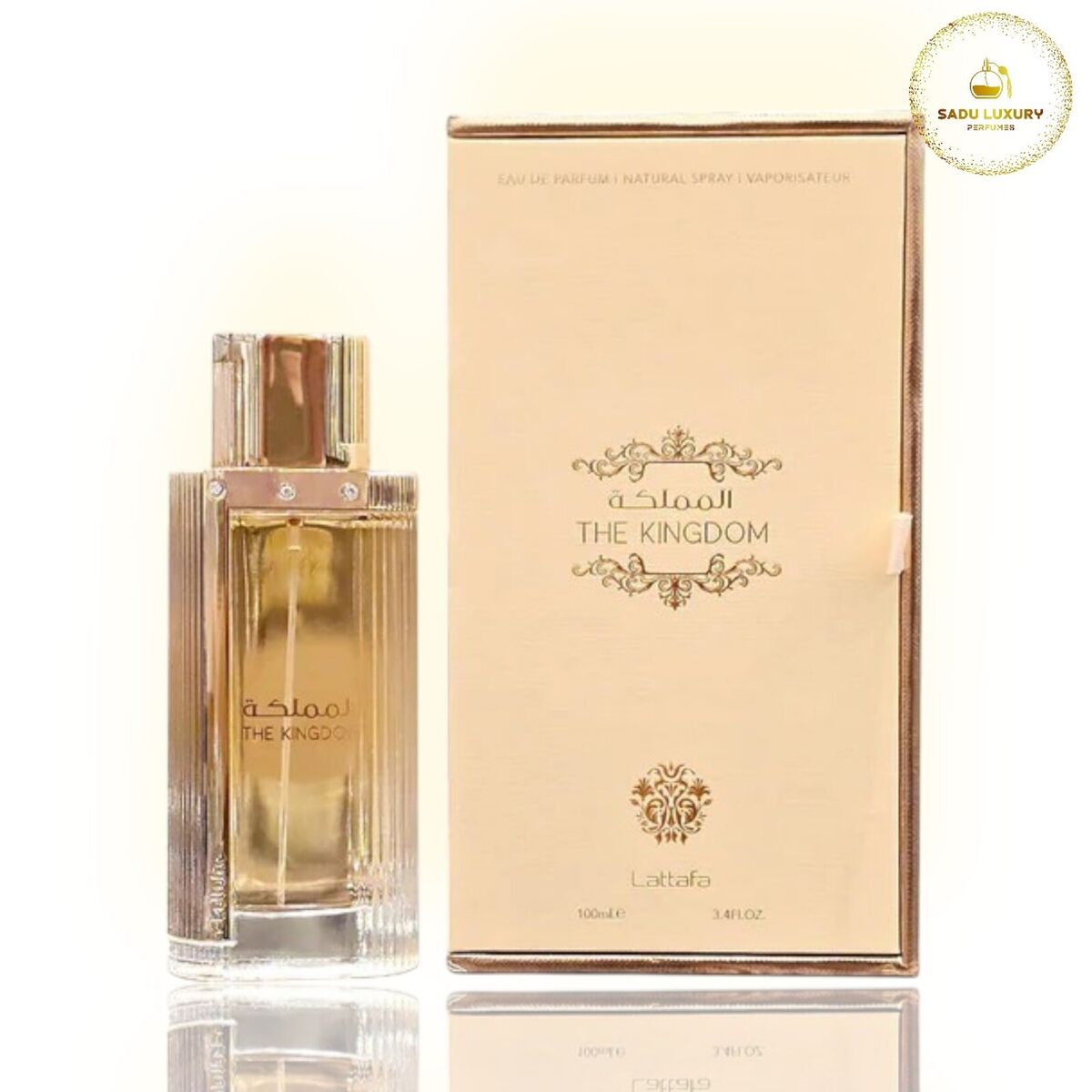 Lattafa THE KINGDOM for Women 100ml 香水 Lattafa The Kingdom Eau De Parfum Spray for Women, 3.4 Ounce