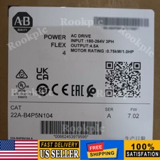 Allen-Bradley 22A-B4P5N104 Factory Sealed PowerFlex 4 240V 3P 1HP AC Drive