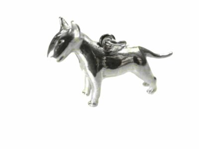 Anhänger Bullterrier  Silber 925  Terrier Hund Hunde Silberanhänger 6,5g