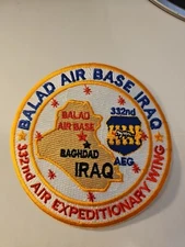 USAF PATCH BALAD AIR BASE, IRAQ, 332ND AIR EXPIDITION WING