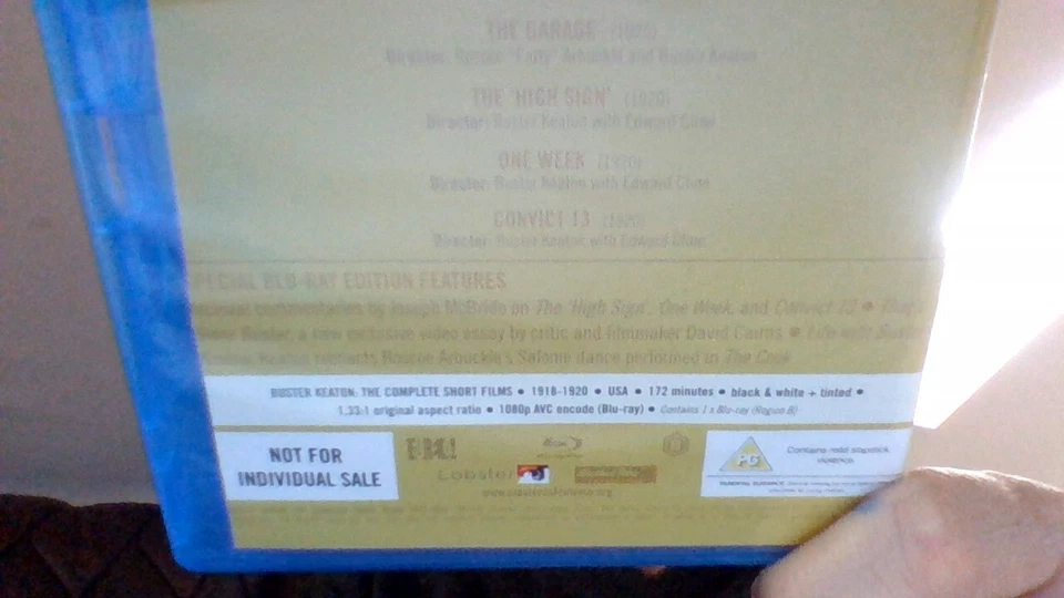 Buster Keaton The Complete Short Films 1917-1923 - volume 2 only Blu-ray - - Image 4 of 4